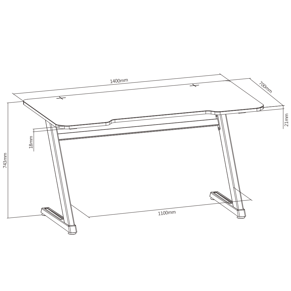OP TGD XLB&OP TGD XLW Line Drawing